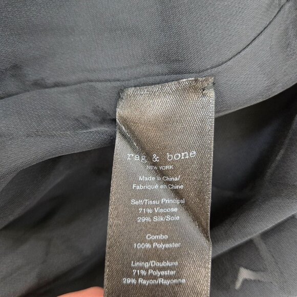 Rag & Bone Ruby Floral Burnout Mini Shift Dress Size XS *Missing Lining* - Picture 7 of 7